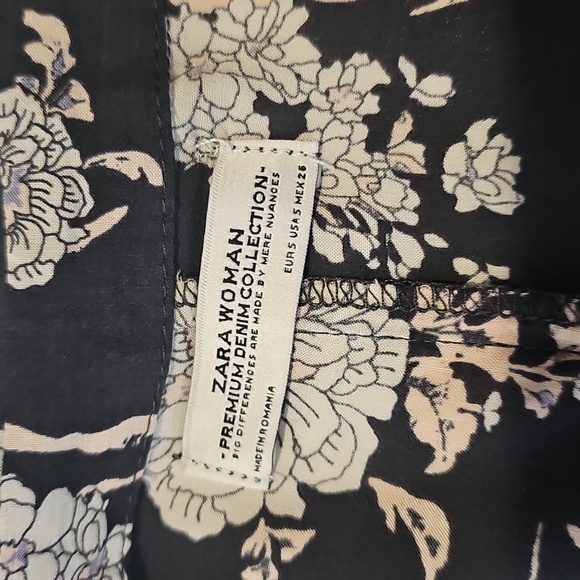 Zara Black and White Floral Maxi Dress - Picture 2 of 14